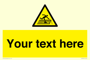 Custom Figure on Roof Sign